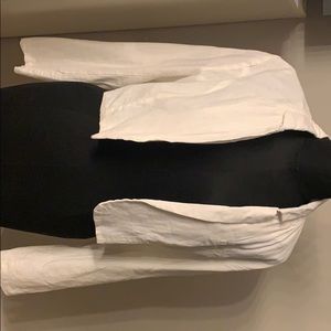 NWT - White crop top blazer